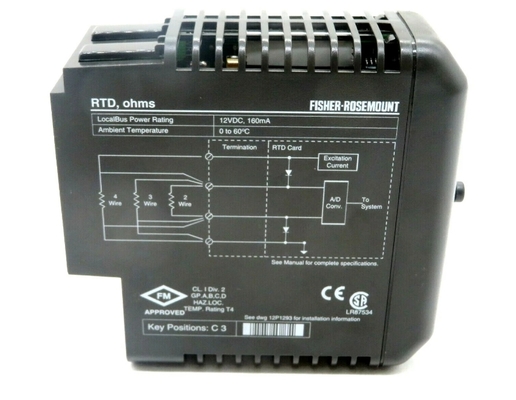 Emerson KJ3002X1-BF1 RTD Card for Delta V DCS