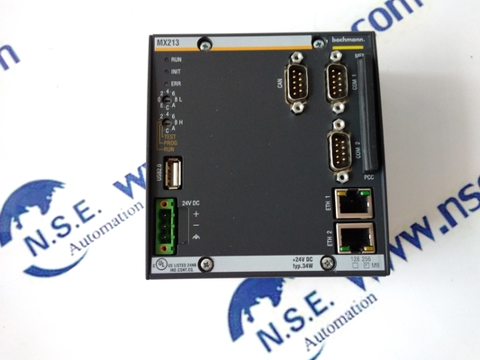 Bachmann MX213 Processor Module MX213/W MX200 Original modules