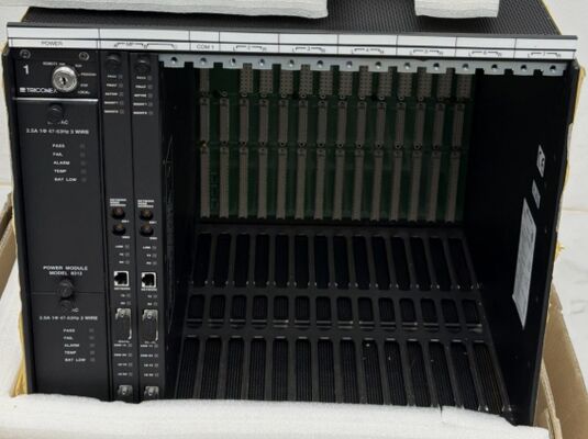 8110 Invensys Triconex High Density Main Chassis with Six RS-485 I/O Expansion Bus Ports and Two Sets of Ports for Channel A, B and C